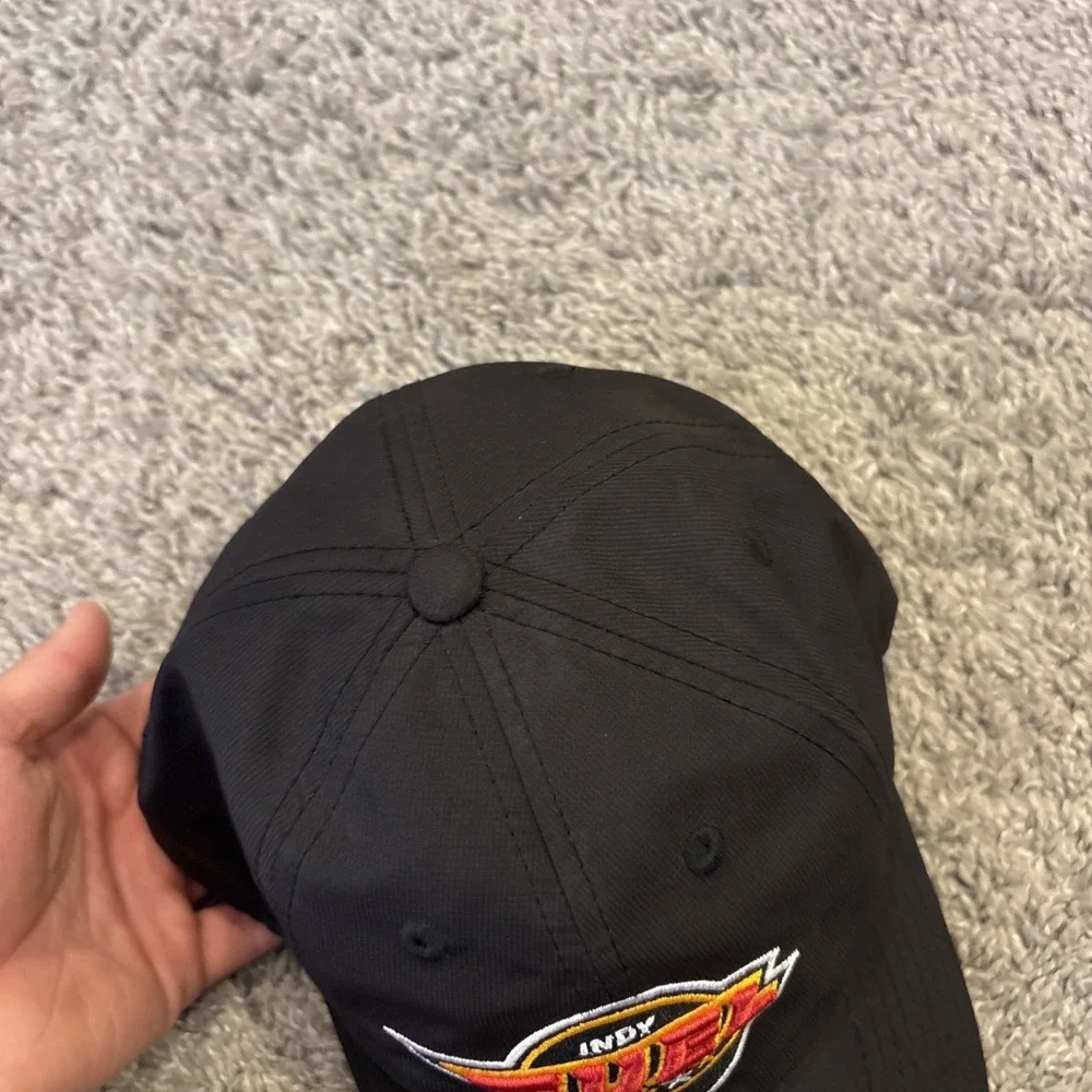 Indy Fuel Hat Reebok Center Ice ONE SIZE FITS ALL Baseball Cap Red Black ECHL